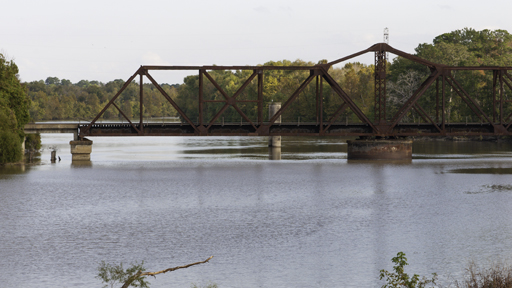 Trinity River Swing Bridge